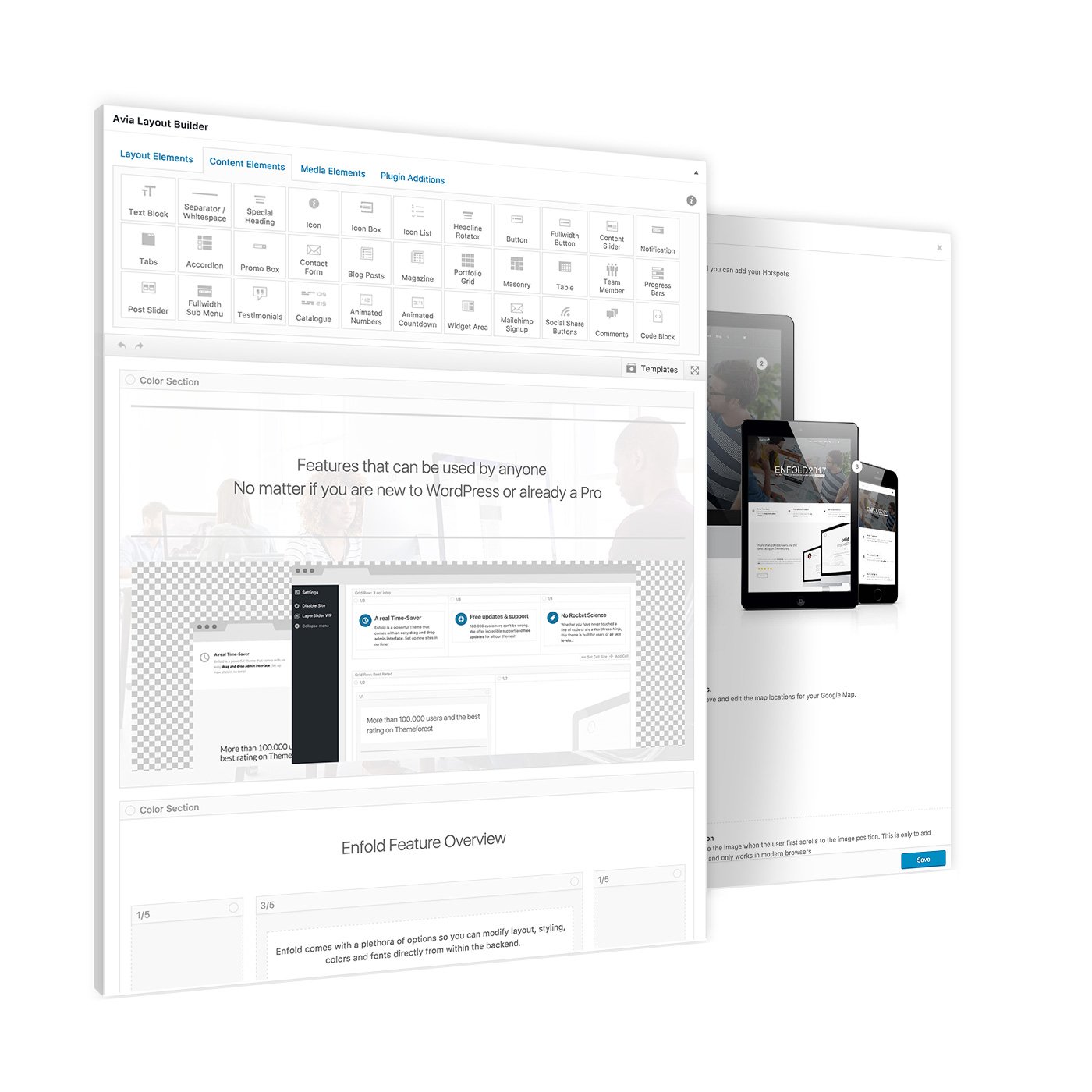 Image with Hotspots 2 features builder 1